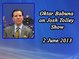 Oktar Babuna on Josh Tolley Show (02-06-2013)